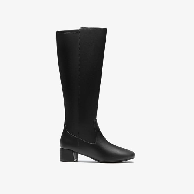 Iridessa Glow Black Leather Laarzen