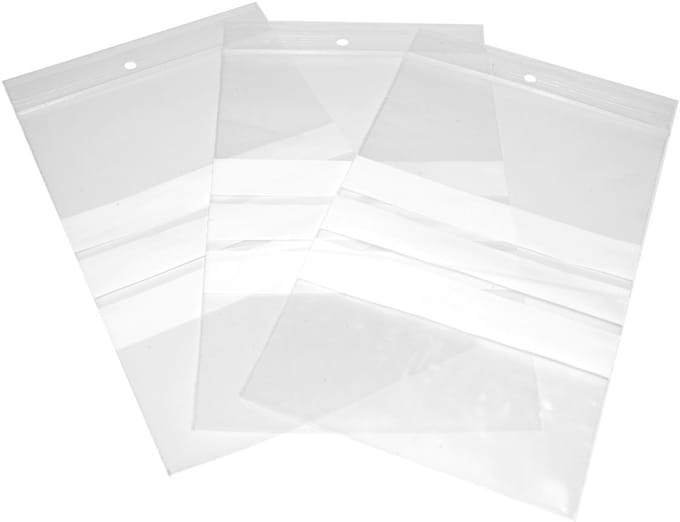 Gripseal met schrijfvlak - transparant - 40 x 60 mm - 1000 stuks