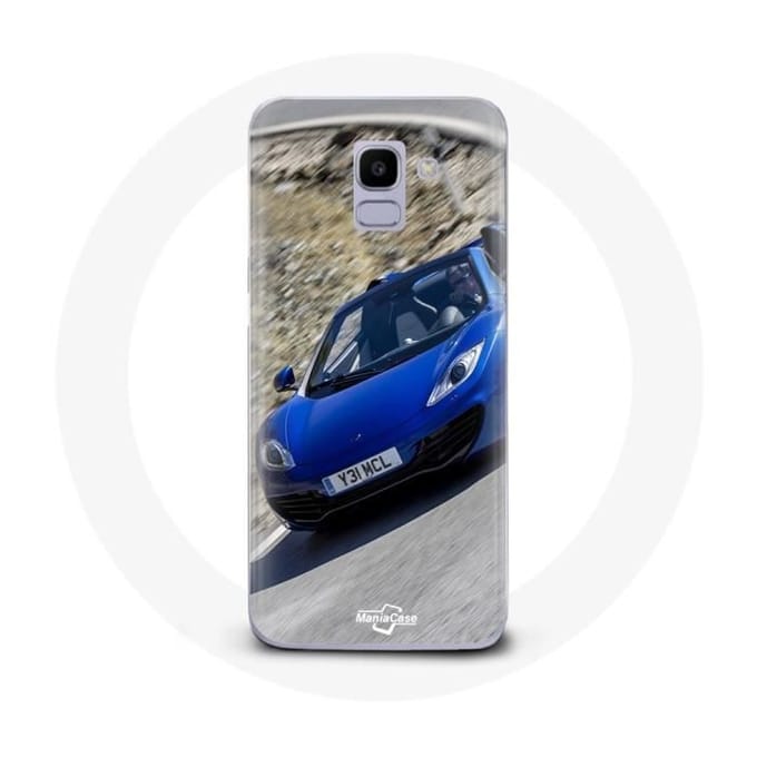 Case voor Samsung Galaxy A6 2018 Formule 1 McLaren Car Blauw
