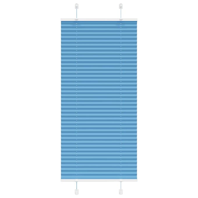 vidaXL - Plissé - rolgordijn - 60x150 - cm - stofbreedte - 59,4 - cm - polyester - blauw