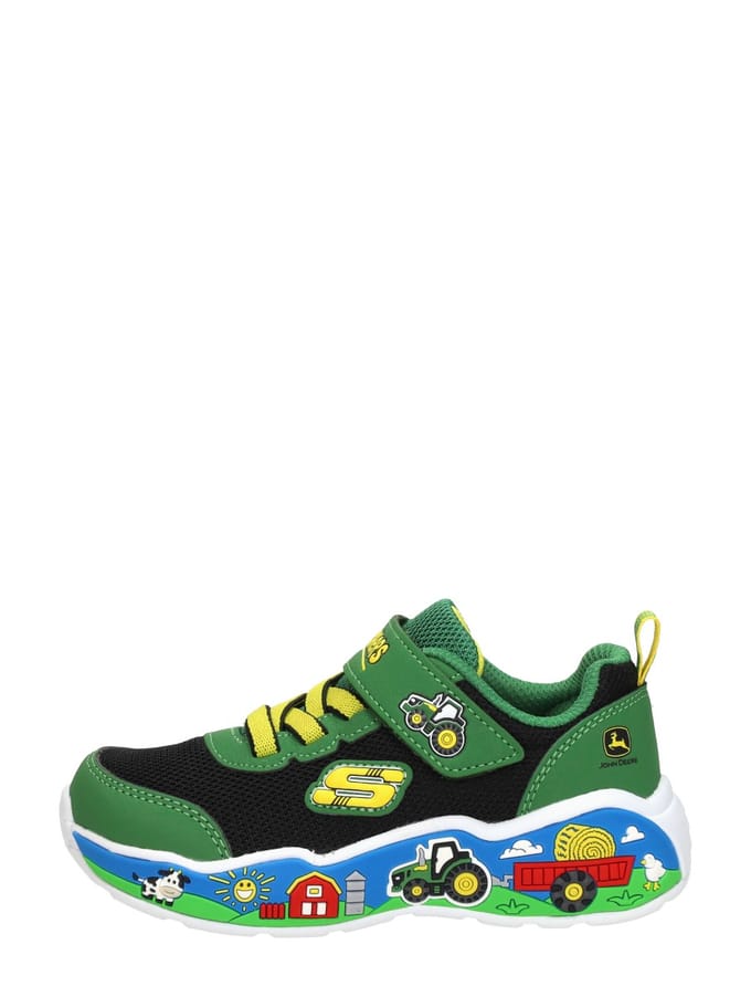 Skechers Play Scene-Barn-Squad Buddies - Jongens Sneakers - Groen