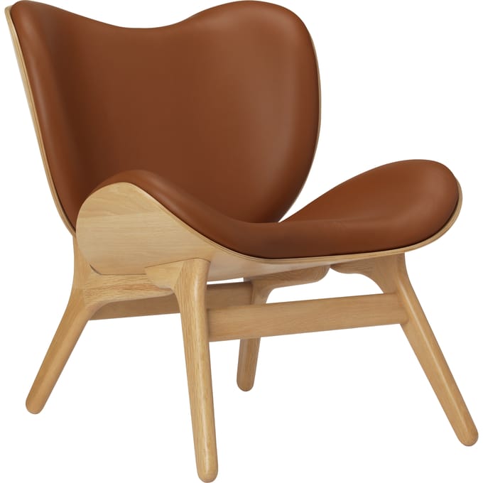UMAGE A Conversation Piece fauteuil - eiken - Leder Hope cognac