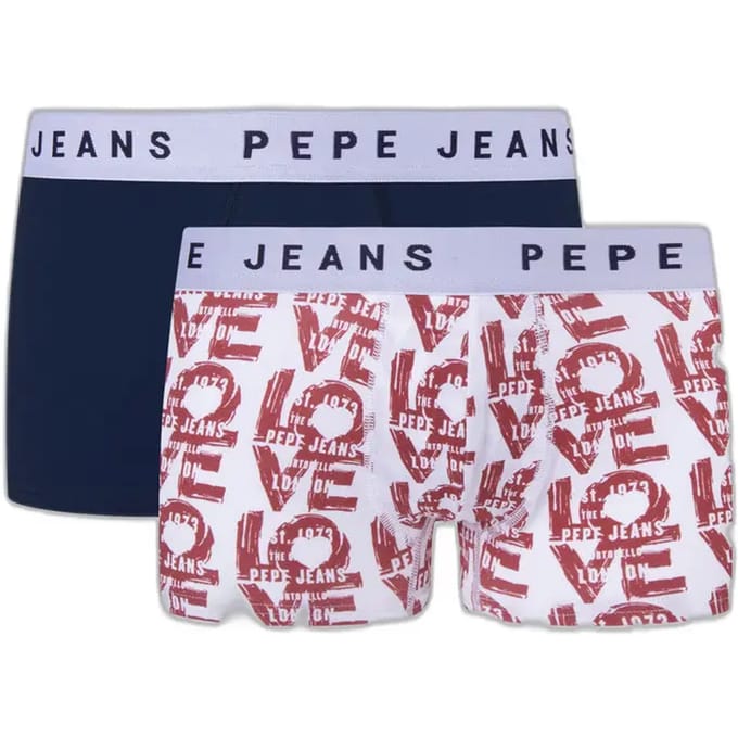 Boksers Pepe Jeans Jeans Love Print Tk (x2)