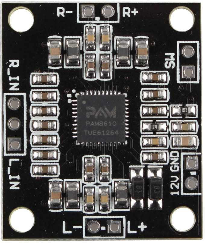 PAM8610 2x15W Class D Digitale Versterkerplaat - Dual Channel Stereo Amp