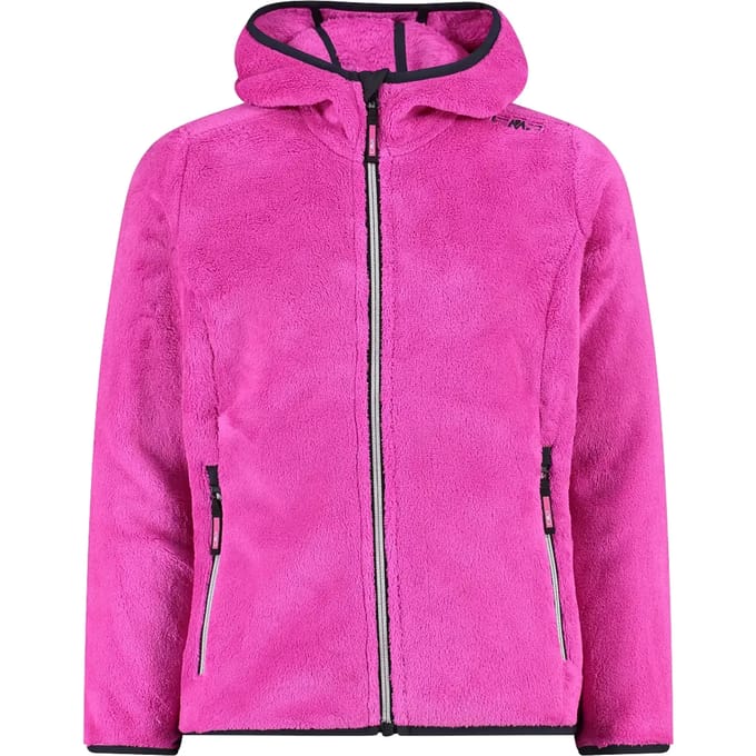 Kinder fleece met capuchon CMP