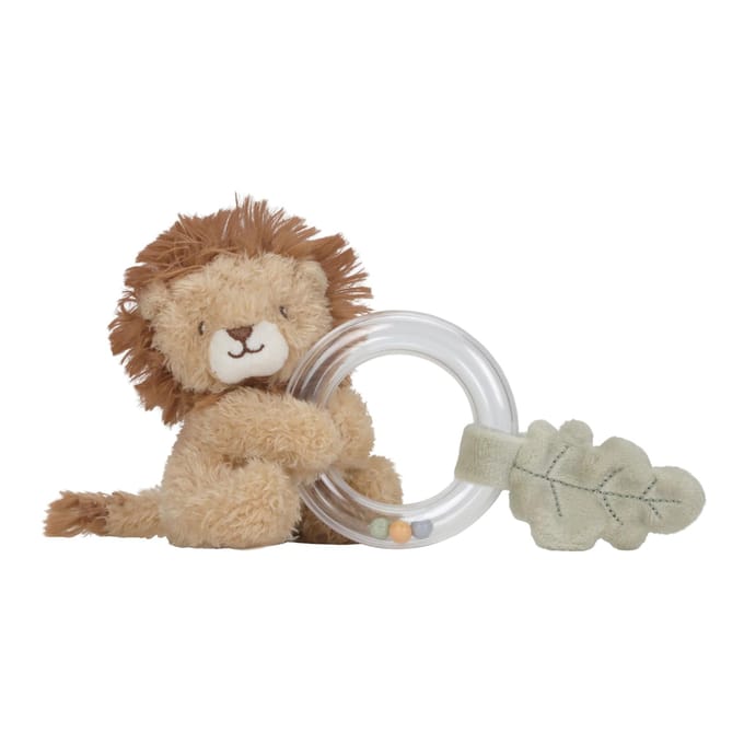 Little Dutch Safari Ringrammelaar Leeuw GRS Babyknuffels