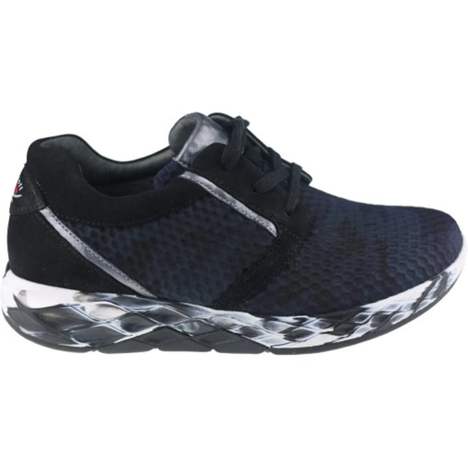 Gabor rollingsoft sensitive 56.995.76 - dames rollende wandelsneaker - Blauw - maat 37 (EU) 4 (UK)