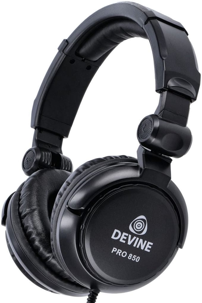 DJ-koptelefoon 53 mm - Devine PRO 850 - Zwart