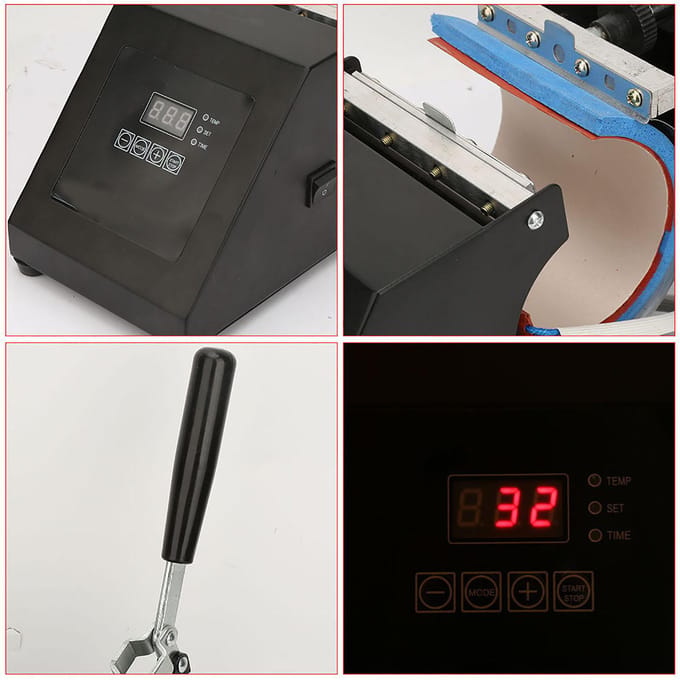11oz Mok Hittepersmachine Sublimatieprinter Hitte Transfer Machine US Plug