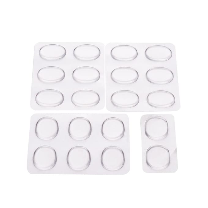 20 stuks Drum Demppads Set Dempers Demper voor Percussie Instrument Accessoires Transparant 20pcs transparant