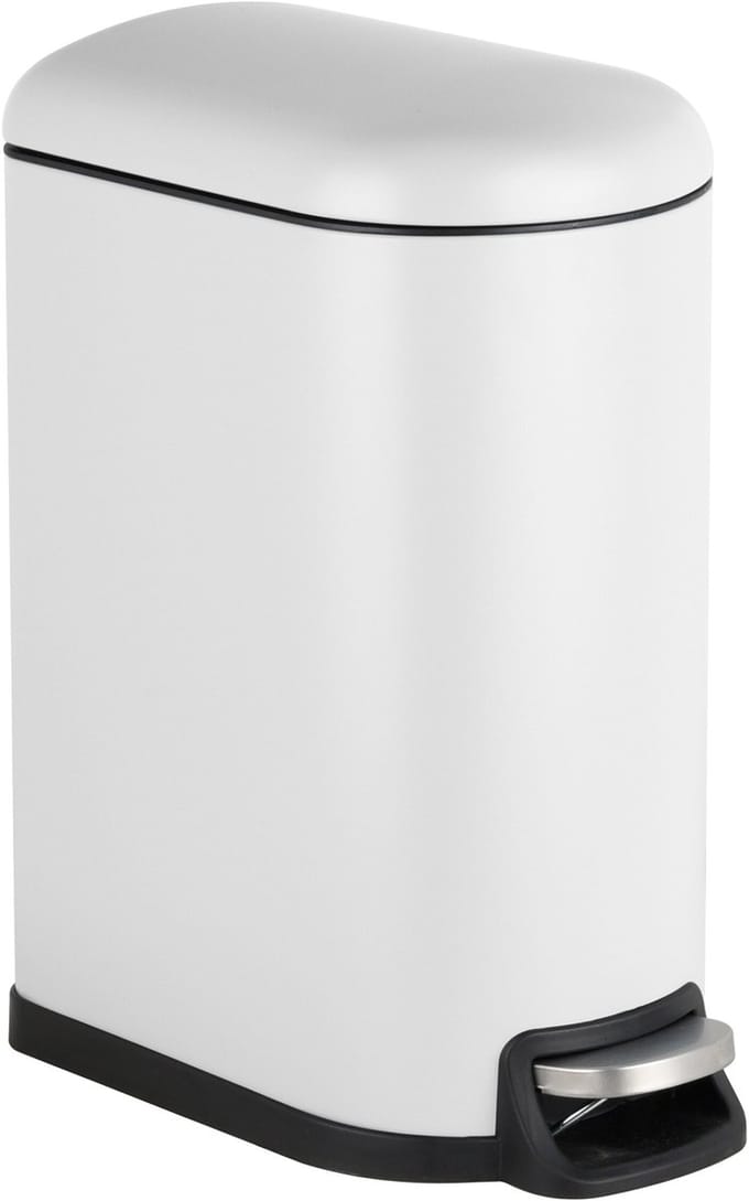 Prullenbak keuken - 10 l - binnenemmer - softclose - wit