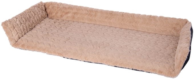 Petlando Vensterbank kussen met rand - kleur cappuccino beige Waves