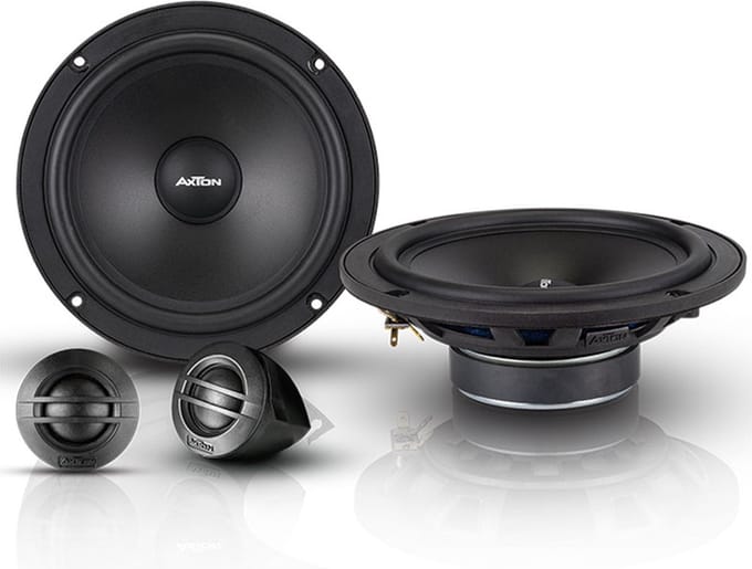 Axton ATC165S - Autospeakers - 16,5cm luidspreker - 2weg composet - 110 Watt - 165mm speakers - ondiep - shallow