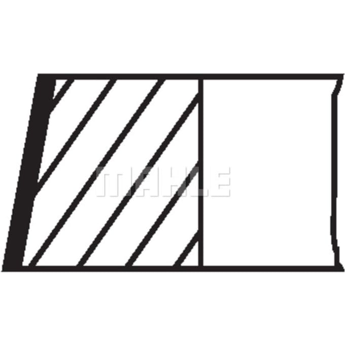 Zuigerveren set MAHLE 034 75 N3
