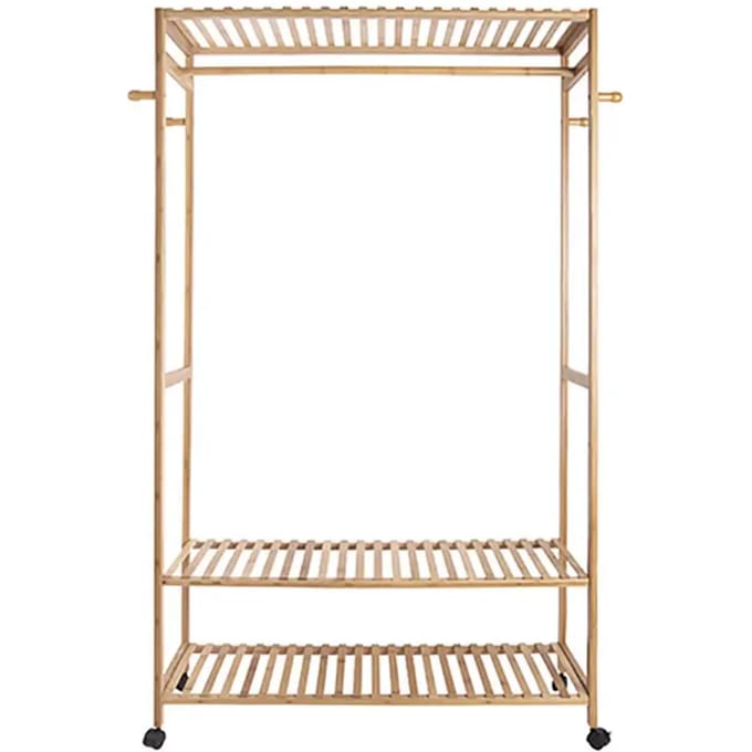 Leitmotiv Kledingrek Bamboo - Bamboe - 165x112,5x35cm - Scandinavisch