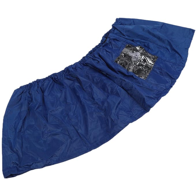Housse de Nettoyage pour Climatiseur Mural avec Cordon Élastique Protecteur Imperméable Sac Nettoyant Bleu blue