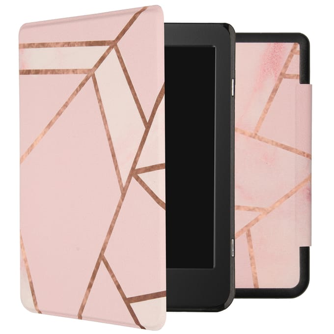 imoshion Design Slim Hard Case Bookcase voor de Tolino Page 2 - Pink Graphic