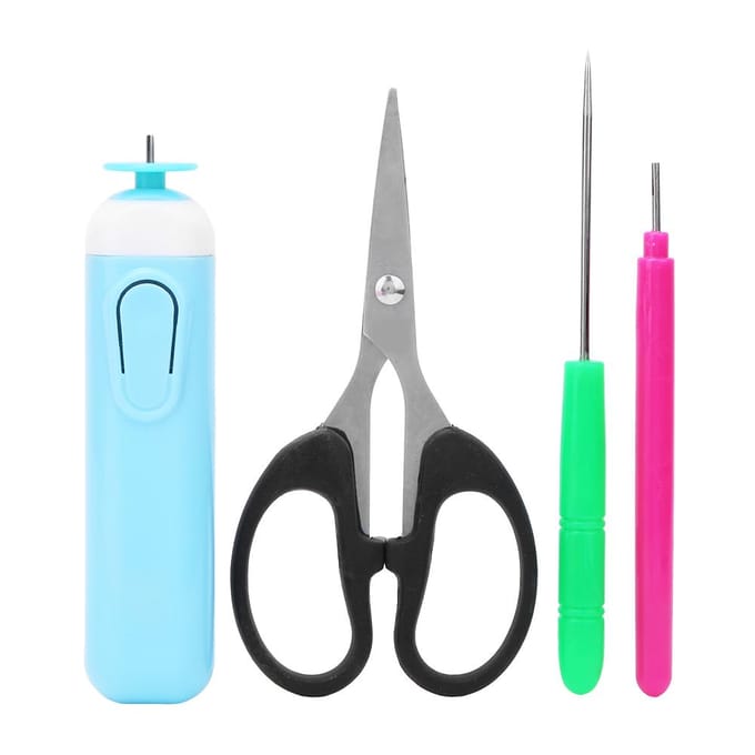 24 stuks Papier Quilling Tool Complete Set Elektrische Papier Krulpen Crimper DIY Papier Knutsels white