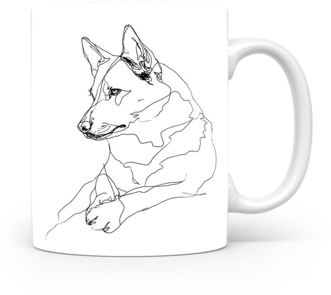 Beker Saarlooswolfhond