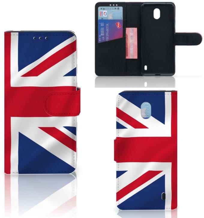 Nokia 1 Plus Bookstyle Case Groot-Brittannië