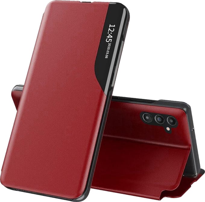 Hoesje geschikt voor Samsung Galaxy A14 4G/5G - Techsuit eFold Book Case - Rood