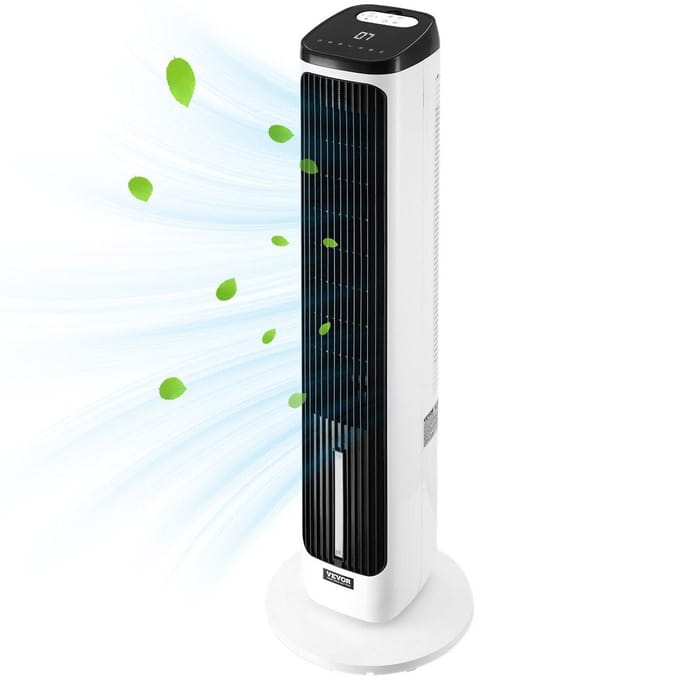 40  Oscillerende Torenventilator 24H Timer 23,3 ft/s Snelheid met Afstandsbediening