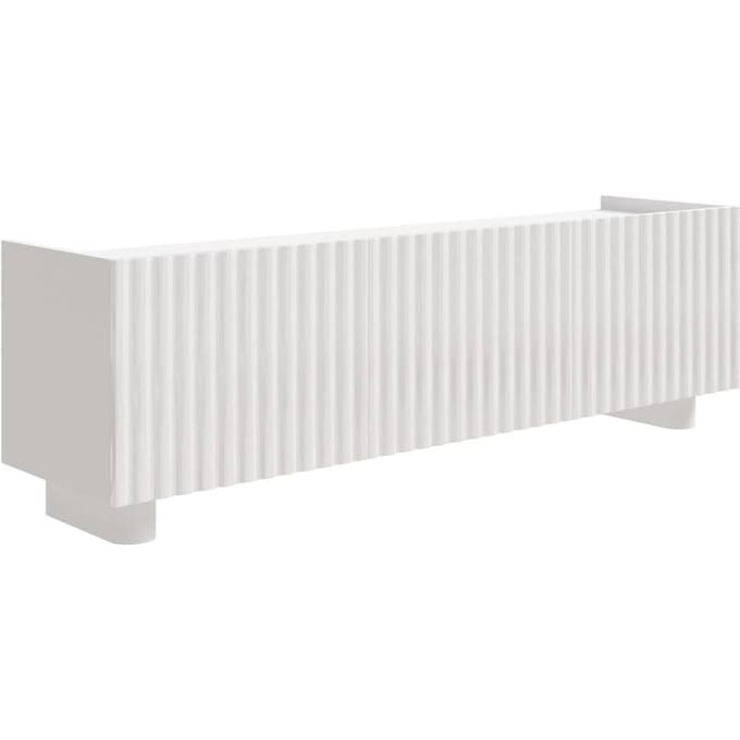 Selsey Fiorra – TV-meubel 3-deurs – hoogglans wit – 144 cm