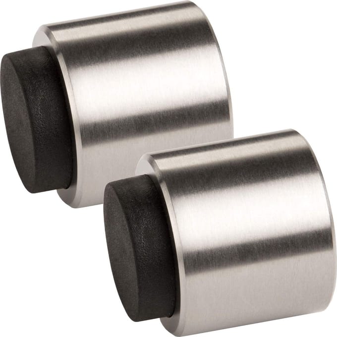 2 x SOTECH Deurstop KYROS Ø 29 x 25 mm Echt roestvrij staal Deurbuffer