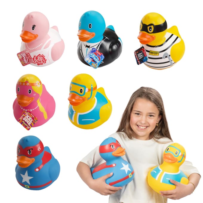 Bad eend XXL 22 cm 6 assorti