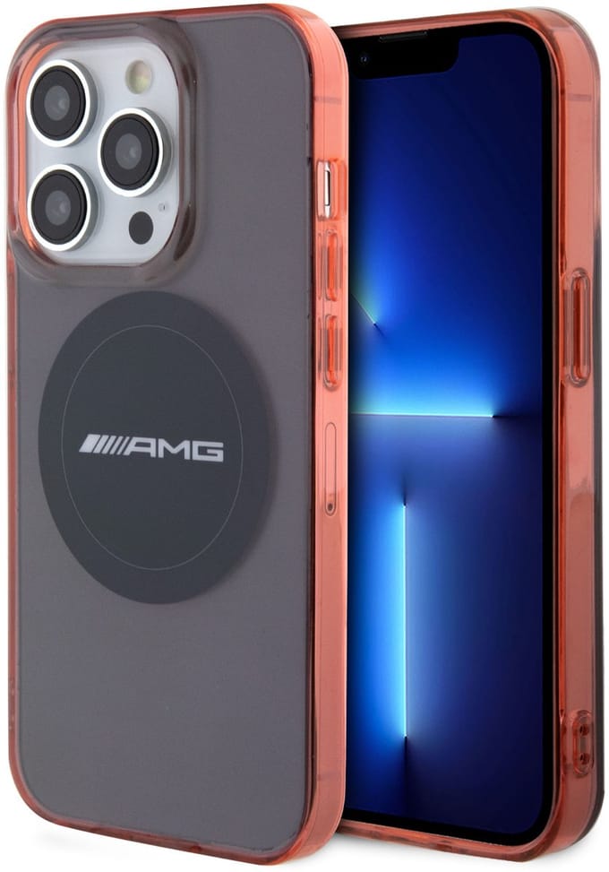 AMG Back Cover - Apple iPhone 15 Pro - Zwart - MagSafe-compatibel - Timeless Design