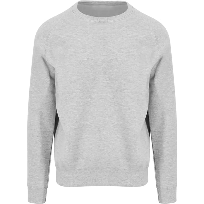 Just Hoods - Graduate Heavyweight Sweat - Heather Grey maat S