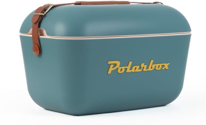 Polarbox Koelbox met Schouderband - Marine-Mustard - 20 Liter