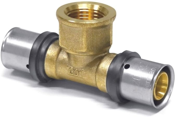 Pressfitting T-stuk 26mm, Boni-Shop, Waterleiding & Verwarming