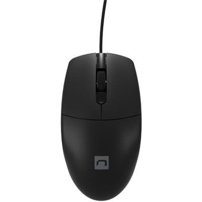 Natec Ruff 2 - mouse - USB - black - Muis - Optisch - 3 knoppen - Zwart