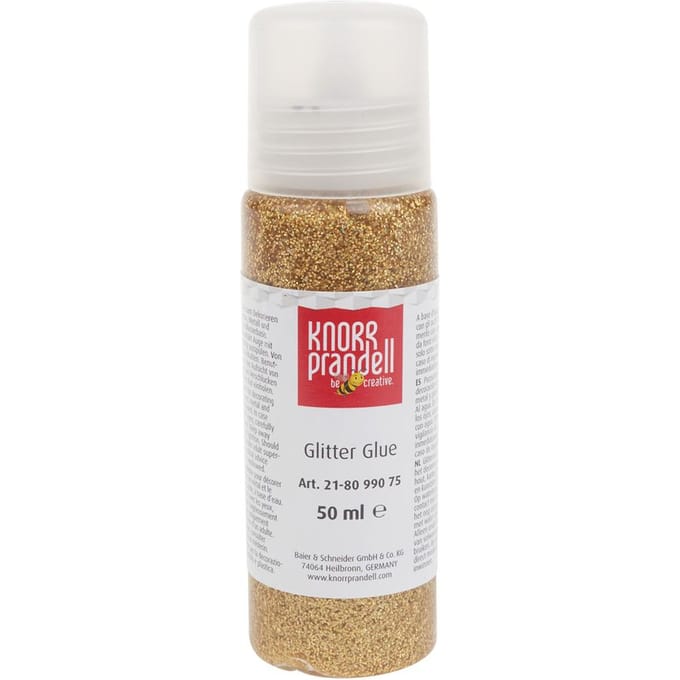 Glitter Glue - Goud, Regenboog