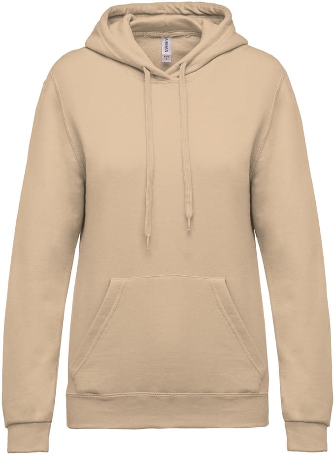 Kariban Eco damessweater met capuchon K473 - Light Sand - XXL