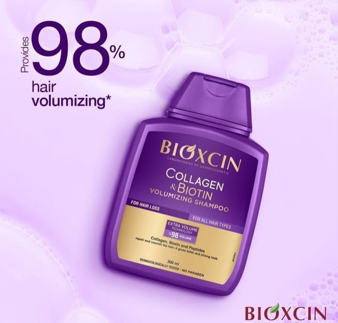 Bioxcin Collageen & Biotine Volume Shampoo - 300ml - Haaruitval - Volume Shampoo - Anti-haaruitval - bioxcin shampoo - Haarverzorging - Volume Shampoo