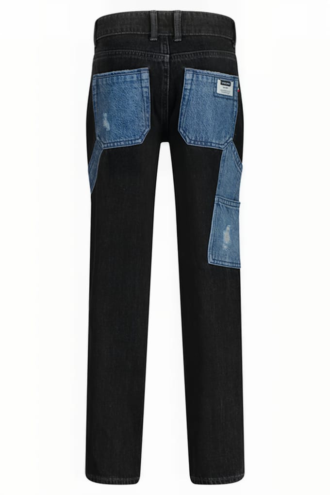 Vingino Peppe Carpenter Night Blue Maat: 16 | Spijkerbroeken Outlet | Unisex | Zwart