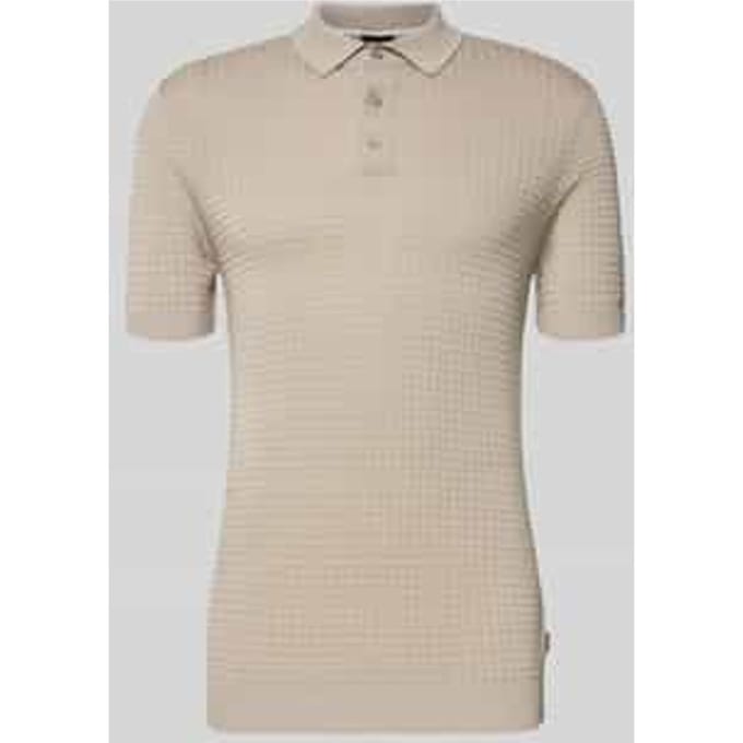 slim fit poloshirt in brei-look model 'Vanceo'