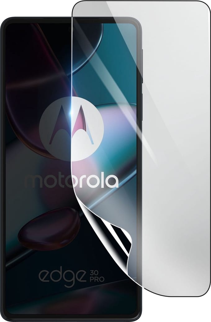 3mk, Geschikt voor Motorola Edge 30 Pro, Schokbestendige Hydrogel Screenprotector, Transparant