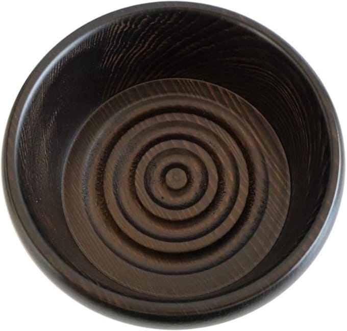 GTB® Scheerkom - Scheerkwast - Scheerkop - Zwart - 13cm x 13cm x 6cm
