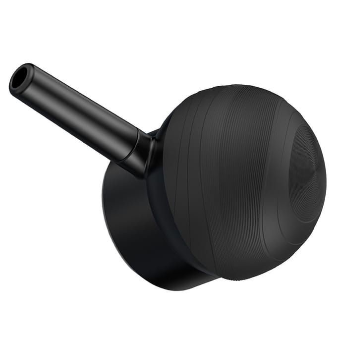 Haarvezel Spray Applicator Pomp Mondstuk Universele Pasvorm Haaropbouw Pomp Applicator Siliconen black