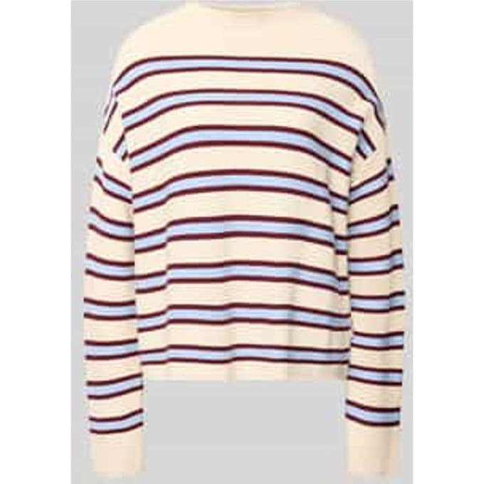 Loose fit pullover van pure katoen model 'MERINAA'
