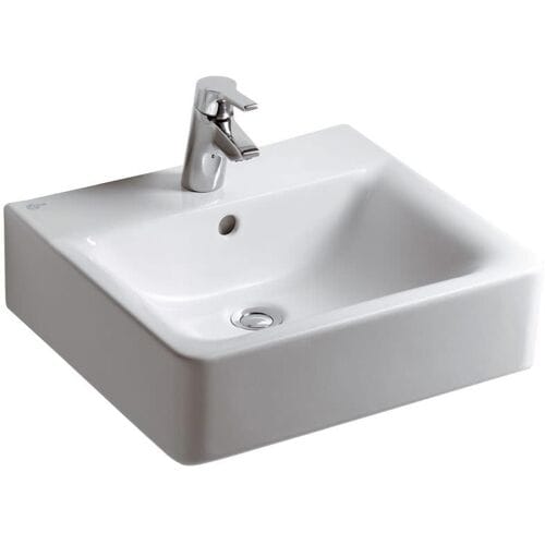 Ideal Standard Connect Cube wastafel 50x46cm wit