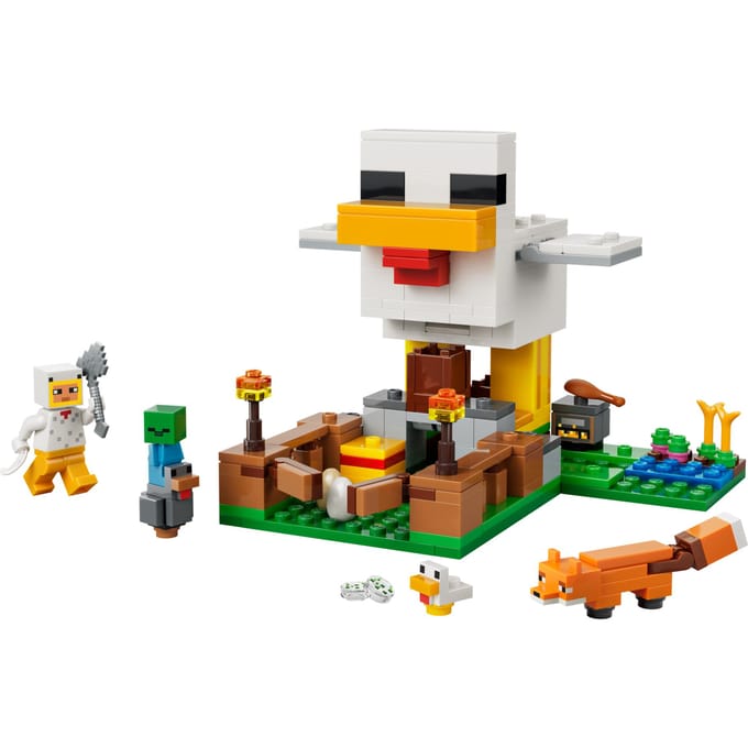 LEGO Minecraft Kippenboerderij Dieren Speelgoed voor Kinderen - 21585