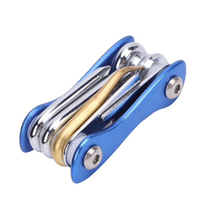 8 in 1 Duiken Reparatie Multi Tool 420 Roestvrij Staal Compact Multi Duikgereedschap Duiken Multi Tool blue