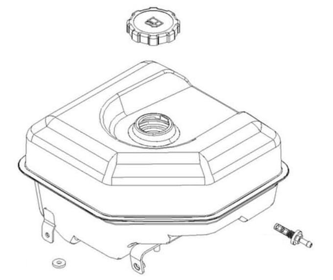 Briggs & stratton benzinetank