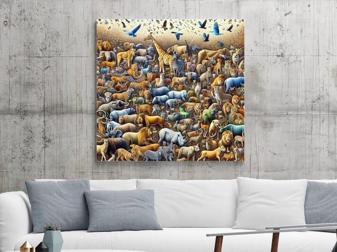 Kunstprint | Wanddecoratie | Dibond | 20 × 20 cm