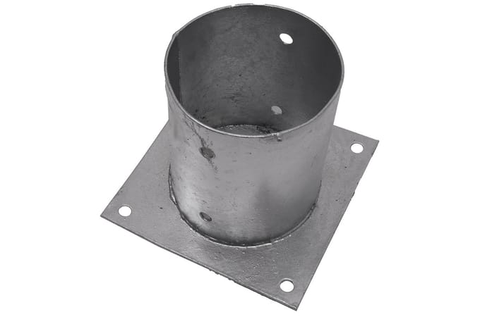 Wovar Ronde Paalhouder op plaat Ø12.1 x 15 cm | Per Stuk