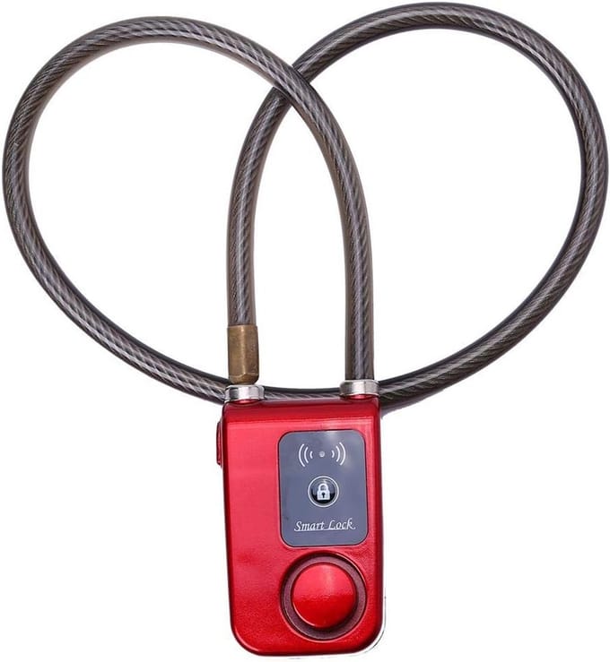 Smart Fiets Sleutelloos Slot met Bluetooth APP en 105dB Anti-diefstal Alarm
